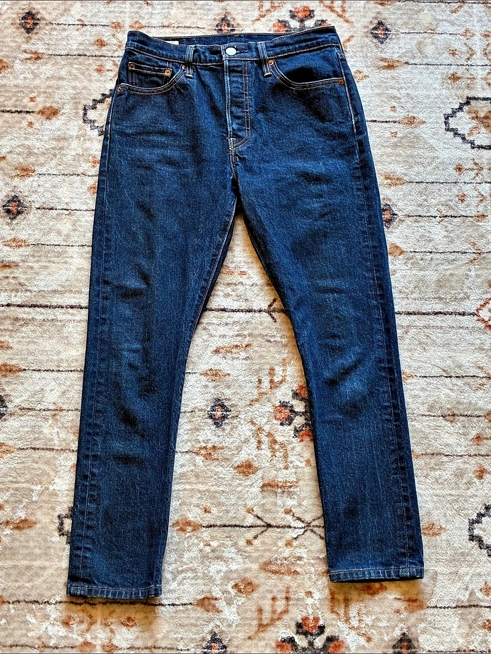 Levi's Premium Straight Leg Jeans Blue, Like New